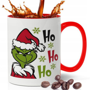 KUBEK Prezent na MIKOŁAJA ŚWIĘTA GRINCH Wzory MIX