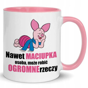 Kubek Prezent Prosiaczek Kubuś Puchatek Wz +gratis