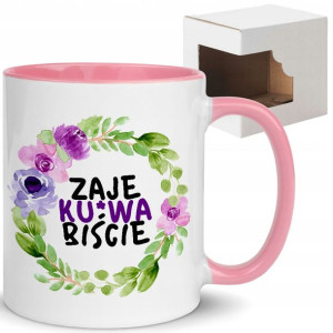KUBEK PREZENT Śmieszny TEKST Wiele Wzorów + GRATIS