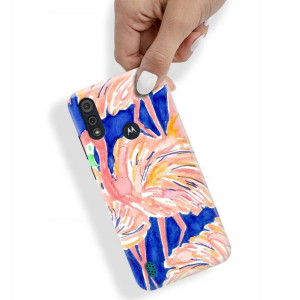 Etui Case do MOTOROLA E6S 2020 Wiosna Kwiaty Wzory