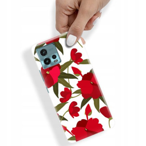 Etui Case Do MOTOROLA G72 Kwiatowe Kwiaty Wzory