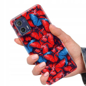 Etui Case Do MOTOROLA G73 Kwiaty Wiosenne Wzory