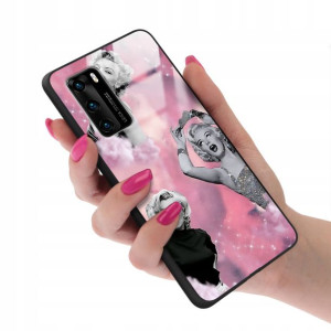 Etui Case Glass do HUAWEI P40 Kobiece Girl Wzory