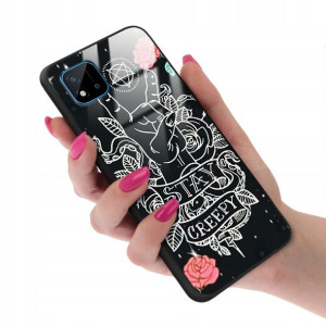Etui Case Glass do REALME C20 Mistake Black Wzory