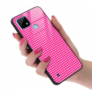 Etui Case Glass do REALME C21 Kobiece Girl Wzory