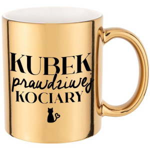 Kubek Złoty Prezent Dla Kociary Jesieniary Wzory