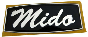 Znak Mido litery wypukłe