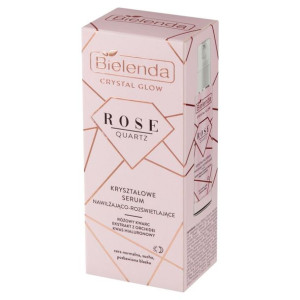 Bielenda Crystal Glow Rose Quartz Kryształowe Serum nawilżająco - rozświetl