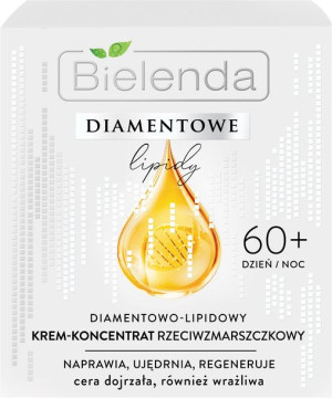 Bielenda Diamentowe Lipidy 60+ Diamentowo-Lipidowy Krem - koncentrat przeci