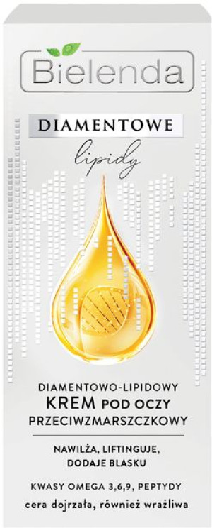 Bielenda Diamentowe Lipidy Diamentowo-Lipidowy Krem pod oczy przeciwzmarszc
