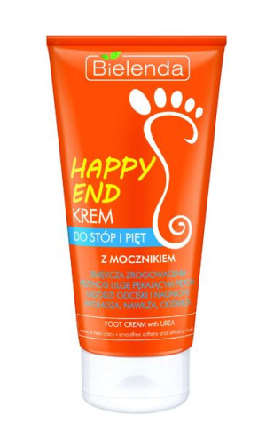 Bielenda Happy End Krem do pięt i stóp Zmiękczający z mocznikiem  125ml