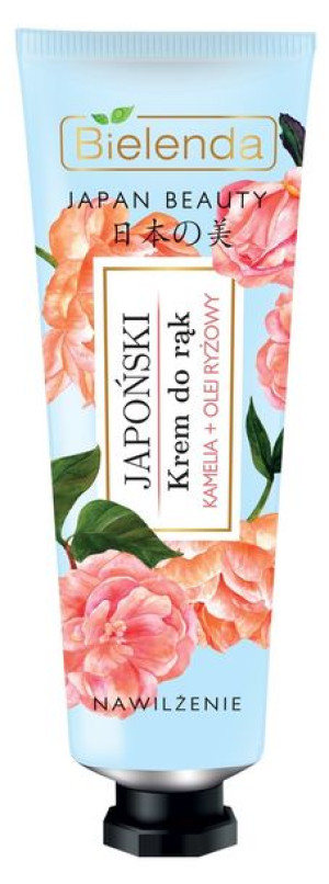 Bielenda Japan Beauty Japoński krem do rąk Kamelia + Olejek ryżowy 50ml