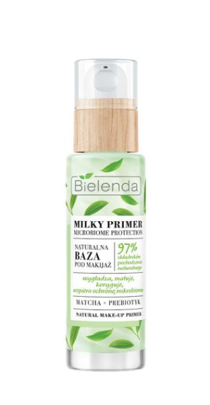 Bielenda Milky Primer Microbiome Protection Naturalna Baza pod makijaż 30ml