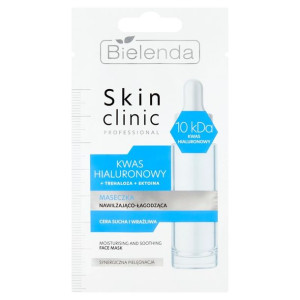Bielenda Skin Clinic Professional Kwas Hialuronowy Maseczka nawilżająco-łag