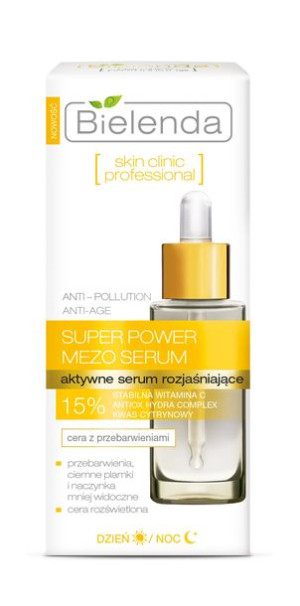 Bielenda Skin Clinic Professional Serum rozjaśniające na dzień i noc  30ml