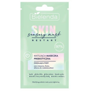 Bielenda Skin Restart Sensory Mask Nawilżająca Maseczka prebiotyczna - zwęż