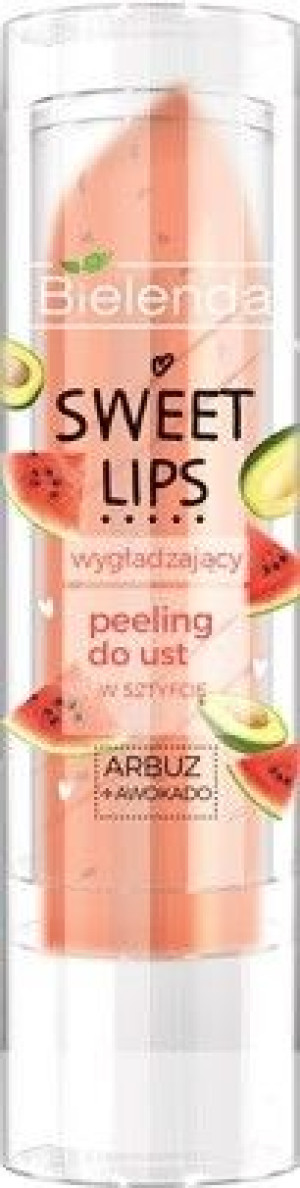 Bielenda Sweet Lips Peeling do ust wygładzający - Arbuz i Awokado  4.3g