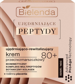 Bielenda Ujędrniające Peptydy 80+ Ujędniająco-Rewitalizujący  Krem przeciwz