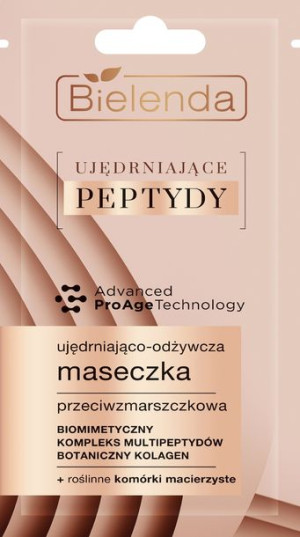 Bielenda Ujędrniające Peptydy Ujędniająco-Odżywcza Maseczka przeciwzmarszcz