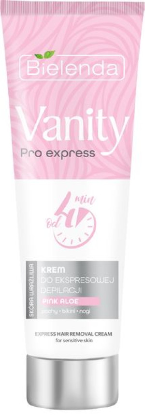 Bielenda Vanity Pro Express Krem do ekspresowej depilacji Pink Aloe - do sk