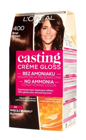 Casting Creme Gloss Krem koloryzujący nr 400 Brąz 1op.