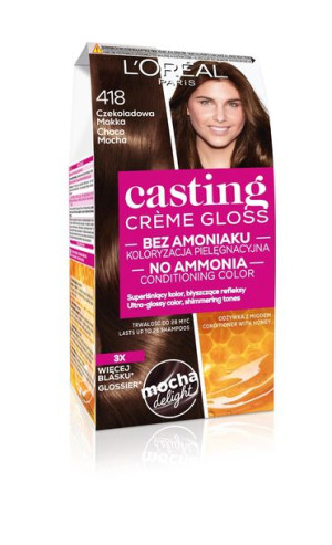 Casting Creme Gloss Krem koloryzujący nr 418 Czekoladowa Mokka  1op.