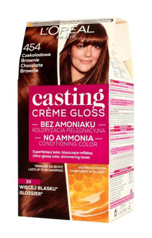 Casting Creme Gloss Krem koloryzujący nr 454 Czekoladowe Brownie  1op.