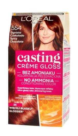 Casting Creme Gloss Krem koloryzujący nr 554 Ognista Czekolada 1op.