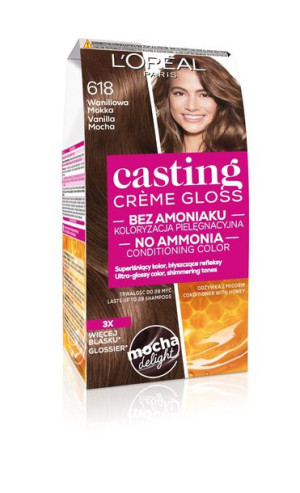 Casting Creme Gloss Krem koloryzujący nr 618 Waniliowa Mokka  1op.