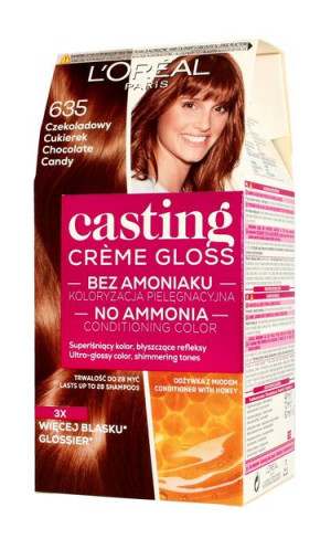 Casting Creme Gloss Krem koloryzujący nr 635 Czekoladowy Cukierek  1op.