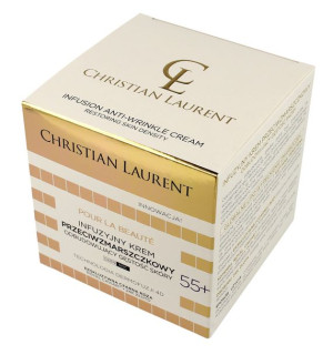 Christian Laurent 55+ Infuzyjny Krem przeciwzmarszczkowy odbudowujący na dz