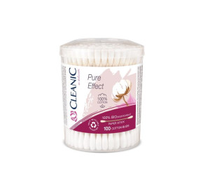 Cleanic Patyczki higieniczne Pure Effect -100% biodegradowalne 1op.-100szt