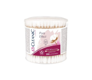 Cleanic Patyczki higieniczne Pure Effect -100% biodegradowalne 1op.-200szt
