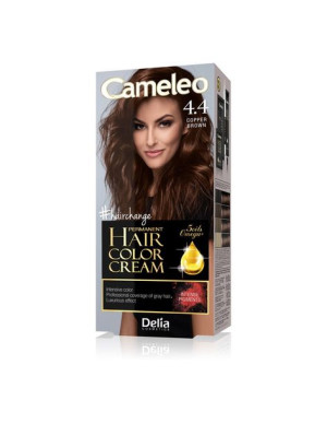 Delia Cosmetics Cameleo HCC Farba permanentna Omega+ nr 4.4 Copper Brown  1