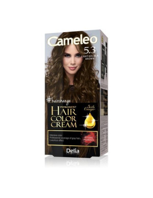 Delia Cosmetics Cameleo HCC Farba permanentna Omega+ nr 5.3 Light Golden Br