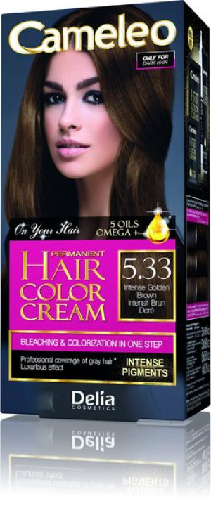 Delia Cosmetics Cameleo HCC Farba permanentna Omega+ nr 5.33 Intense Golden