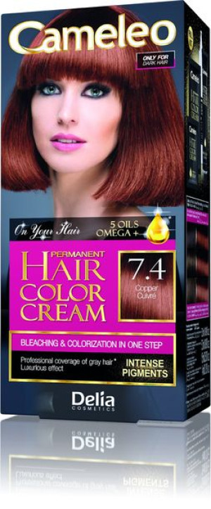 Delia Cosmetics Cameleo HCC Farba permanentna Omega+ nr 7.4 Copper  1op.