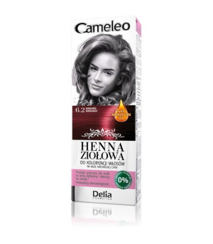 Delia Cosmetics Cameleo Henna Ziołowa  nr 6.2 burgund  75g