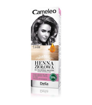 Delia Cosmetics Cameleo Henna Ziołowa  nr 7.0 blond  75g