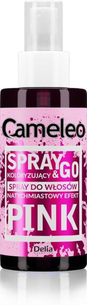 Delia Cosmetics Cameleo Spray & Go Spray koloryzujący do włosów - PINK  150