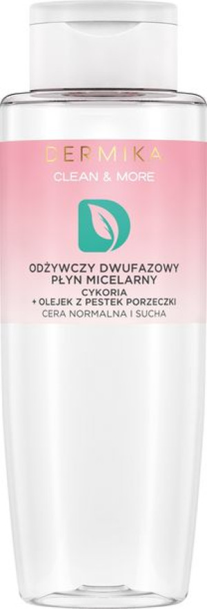 Dermika Clean & More Odżywczy Dwufazowy Płyn micelarny - cera normalna i su