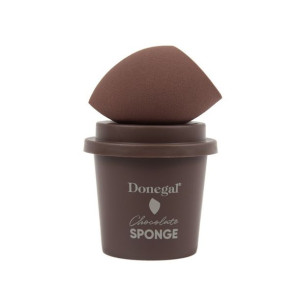 DONEGAL Gąbka do makijażu Morning Coffee - Chocolate z etui (4352) 1szt