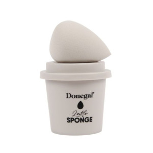 DONEGAL Gąbka do makijażu Morning Coffee - Latte z etui (4350) 1szt