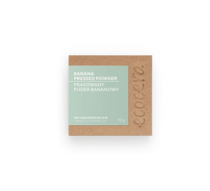 ECOCERA Natural Choice Prasowany Puder Bananowy do cery suchej i wrażliwej