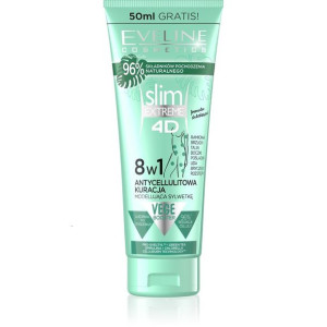 Eveline 4D slim EXTREME Antycellulitowa Kuracja modelująca sylwetkę 8w1  25