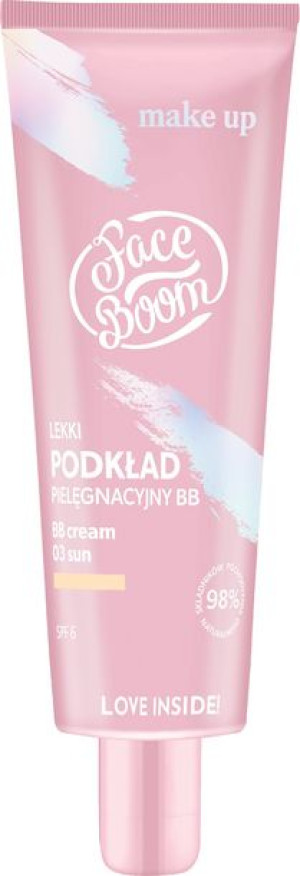 Face Boom Make-Up Lekki Podkład pielęgnacyjny BB nr 03 Sun 30g