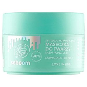 Face Boom Seboom Matująco-normalizująca Maseczka do twarzy - każdy rodzaj c