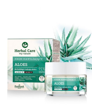 Farmona Herbal Care Krem nawilżający z aloesem na dzień i noc  50ml