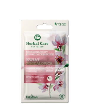 Farmona Herbal Care Peeling drobnoziarnisty Kwiat Migdałowca -  saszetka 5m