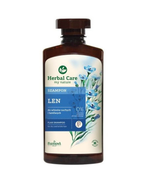 Farmona Herbal Care Szampon Lniany – Witalność i Blask 330ml